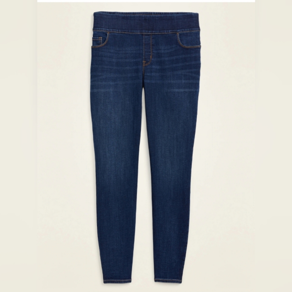 High Waisted Pull-On Super Skinny Jeggings (28W)